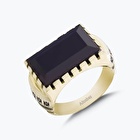 Altın Erkek Şahi Topu Yüzük