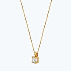 22 Ayar Altın Tektaş Kolye