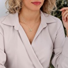 Altın E Harfi Kolye