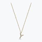 Altın Y Harfi Kolye