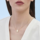 Altın G Harfi Kolye