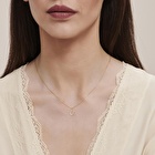 Altın U Harfi Kolye