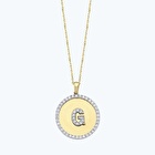 Altın G Harfi Kolye