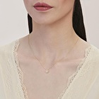 Altın Kar Tanesi Kolye