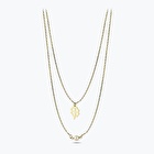 Altın İncili Yonca Kolye