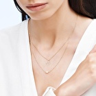 Altın İncili Yonca Kolye