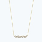 Altın Taşlı Sıralı Kolye