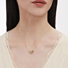 Altın Çift Kalp Kolye