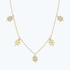 Altın Şans Yonca Kolye