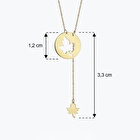 Altın Çınar Kolye