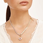 Altınbaş Mood Zincir Kalp Kolye