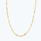 Altın Oval Zincir Kolye