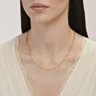 Altın Oval Zincir Kolye