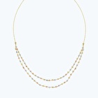 Çift Zincirli Altın Kolye