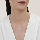 Pırlanta İncili Kalp Kolye