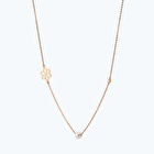 Pırlanta İncili Çiçek Kolye