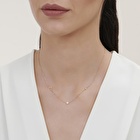 Pırlanta İncili Çiçek Kolye