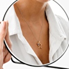 Pırlanta Yıldızlar Kolye