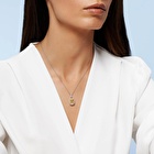 Pırlanta Sarı Topaz Kolye