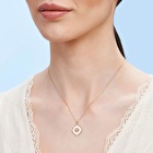 Pırlanta Sekiz Köşeli Yıldız Kolye