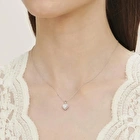 Pırlanta Kalp Kolye