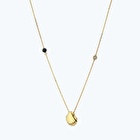 Pırlanta Spinel Taşlı İstiridye Kolye