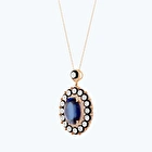 Elmas Safir Kolye