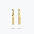 Altın Kare Halka Küpe