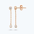 Pırlanta Sallantılı Küpe