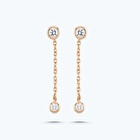 Pırlanta Sallantılı Küpe