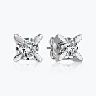 Pırlanta Tektaş Küpe