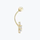 Altın Yıldız Göbek Piercing