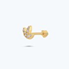 Altın Tragus Lotus Piercing