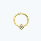Altın Helix Piercing