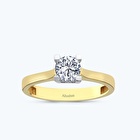 Altın Tektaş Yüzük