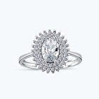 Altın Oval Tektaş Yüzük