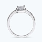 Altın Kare Taşlı Yüzük