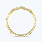 Altın Zincir Kare Yüzük