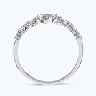 Altın Baget Taşlı Yüzük