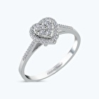 Pırlanta Kalp Yüzük