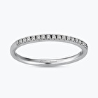 Pırlanta Yarımtur Yüzük