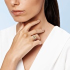 Pırlantalı Sarı Topaz Yüzük
