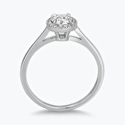 Pırlanta Topaz Taşlı Yüzük