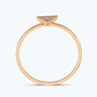 Pırlanta Üçgen Yüzük