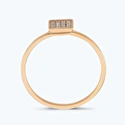 Pırlanta Kare Yüzük