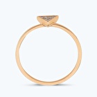 Pırlanta Üçgen Yüzük