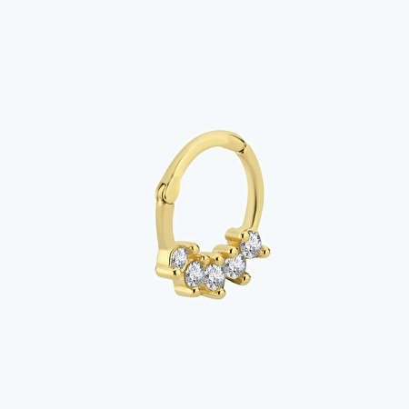 Altın Helix Piercing