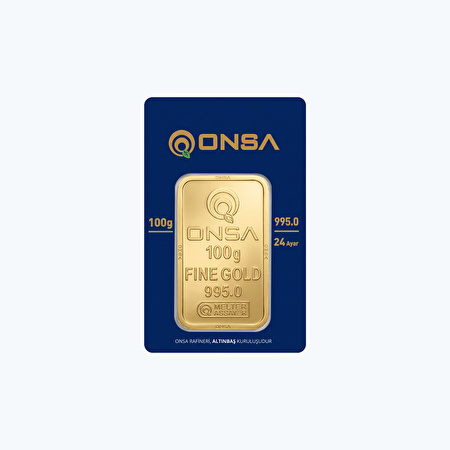 ONSA 24 Ayar 100 Gram Altın