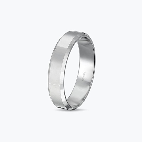 İkili Beyaz Altın Alyans