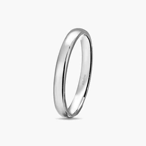 Altın Klasik Bombeli İkili Alyans